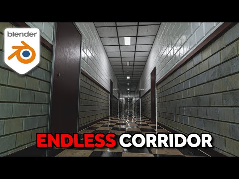 How To Make An ENDLESS Corridor In Blender - Tutorial