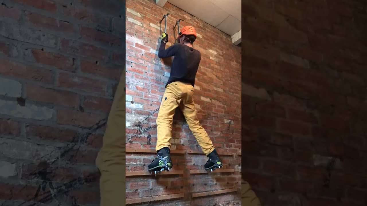 Drytooling in the garage 