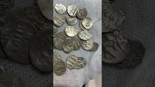 38 шт кладовые штемпельные монеты Ивана Грозного