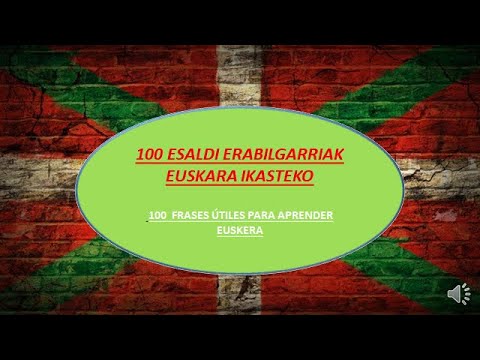 100 esaldiak euskara ikasteko