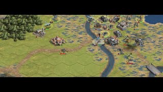 World War 2 -Tactics Strategy War Games Axis#26 Viborg Offensive Hard 3 star screenshot 5