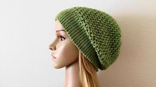 How To Crochet A Slouchy Hat, Lilu's Handmade Corner Video # 207