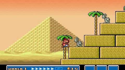 SMB3 for Super Mario All-Stars Custom Level #419 - Daytime Desert 2