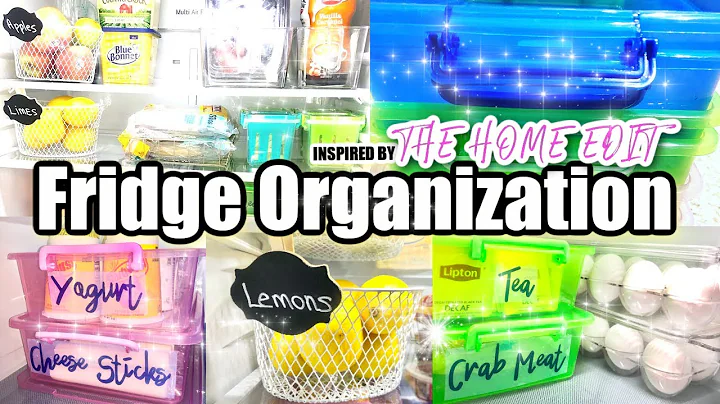 Clean with Me. FRIDGE ORGANIZATION. Clean and Organize