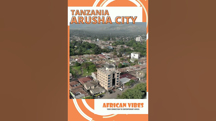 Beautiful City Arusha Of Tanzania #travelguide #dronefootage #shortvideo