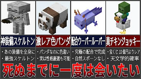 超激レアモブminecraft