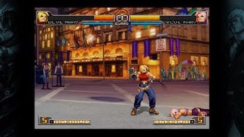 THE KING OF FIGHTERS 2002 UNLIMITED MATCH : Blue Mary Max Mode Combo