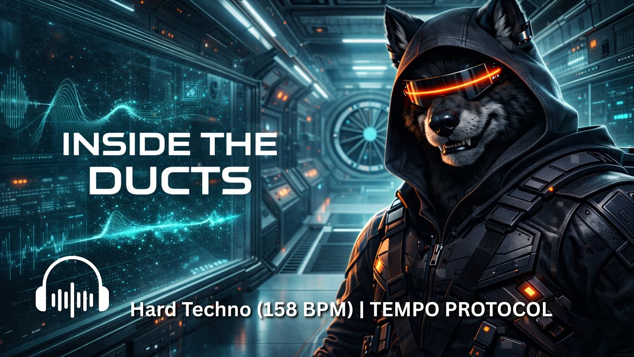 INSIDE THE DUCTS | Hard Techno (158 BPM) | TEMPO PROTOCOL