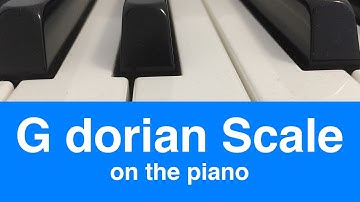 G Dorian Scale Piano Tutorial✨