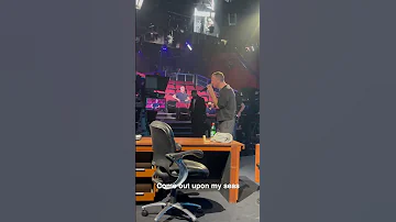 Flashback To Clocks Rehearsals For Jimmy Kimmel In January 