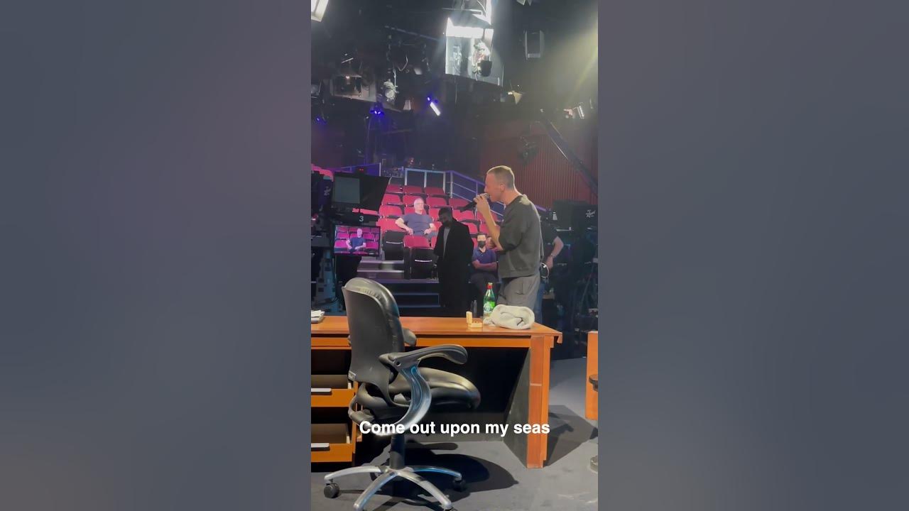 Flashback to Clocks rehearsals for Jimmy Kimmel in January…