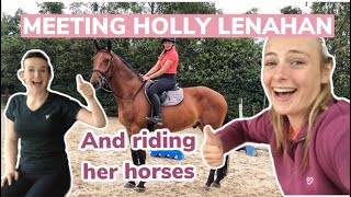 FLYING TO IRELAND TO MEET MY PENPAL ~ Holly Lenahan lets me jump her HUGE horses