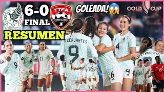 México Femenil vs Trinidad y Tobago Femenil 🔴 RESUMEN 26.9.2023 CopaOro🏆 Femenina GOLEADA!🔥