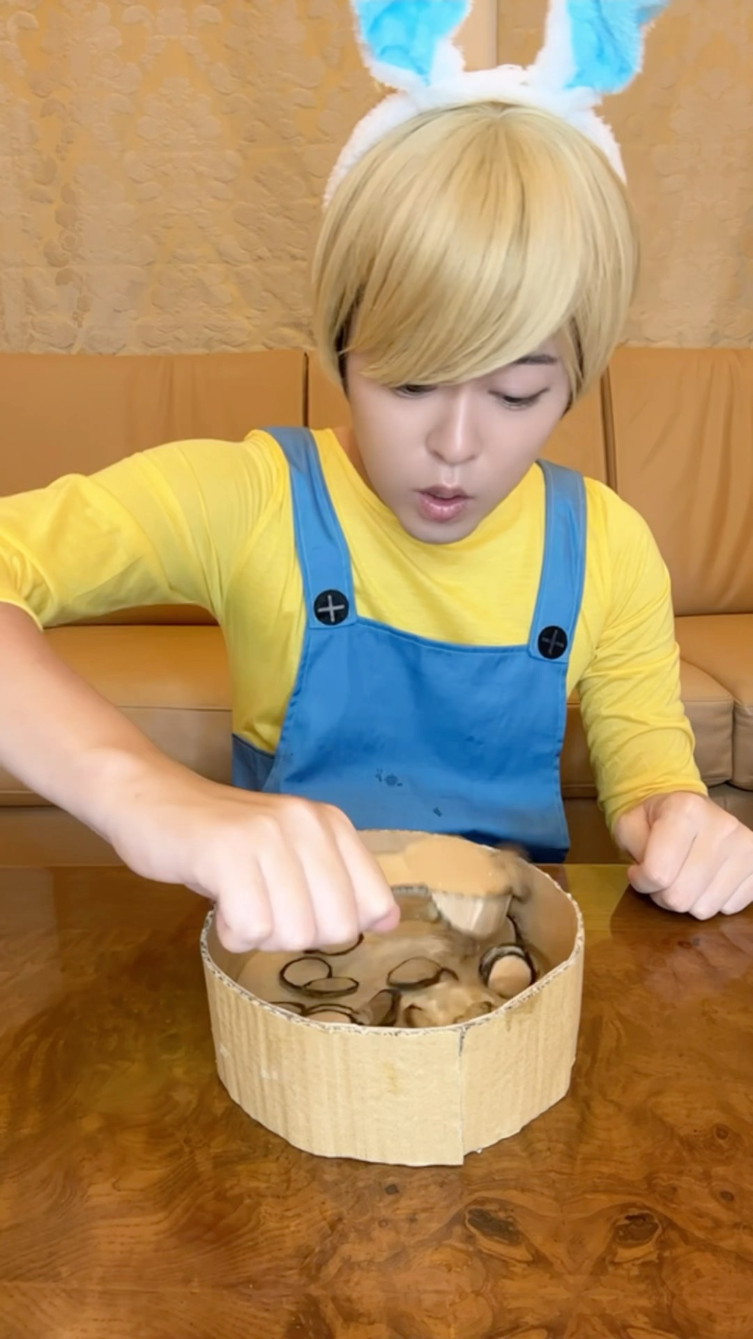 CARDBOARD EATING HABITS！#asmr