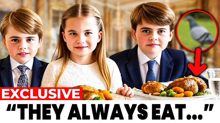 This Is What Princess Charlotte, Prince George & Louis Typically Eat In A Day