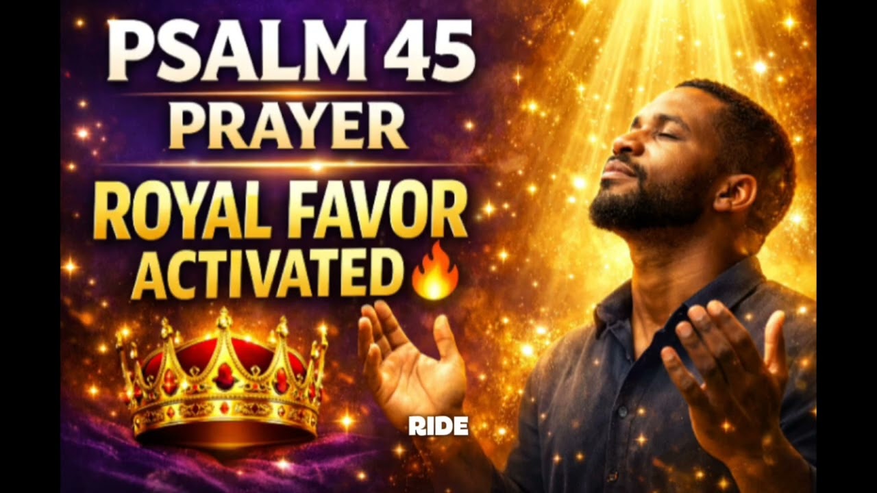Psalm 45 Powerful Prayer 🔥 Royal Favor, Glory & Sudden Elevation | Pray and Receive