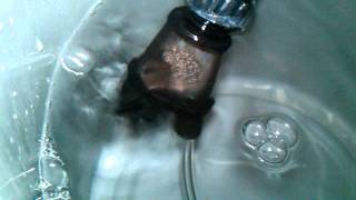 Checking for a leak on  the up inline Co2 diffuser