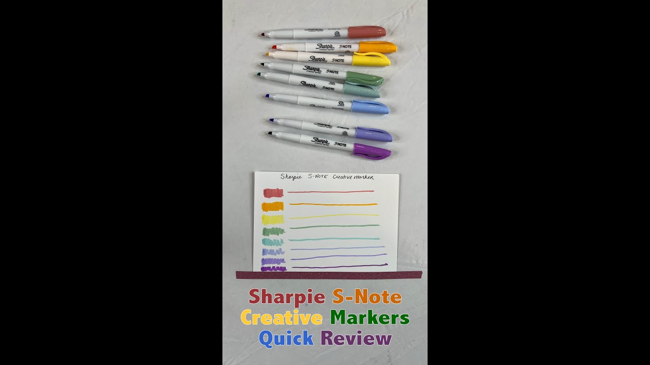 Sharpie S-Note Creative Markers Review - Rae's Daily Page