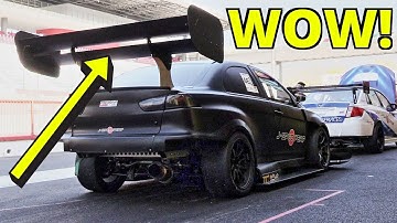 "May The DOWNFORCE Be With You" 💪 CRAZY Time Attack MONSTER! - Mitsubishi Lancer Evo X J-Spec Perf