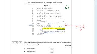 AQA 8525 GCSE Computer Science Specimen Paper 1 Walkthrough screenshot 5