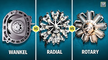 Wankel vs Radial vs Rotary | Its Parts, Working & Applications | Explained