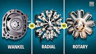 Wankel vs Radial vs Rotary | Its Parts, Working & Applications | Explained