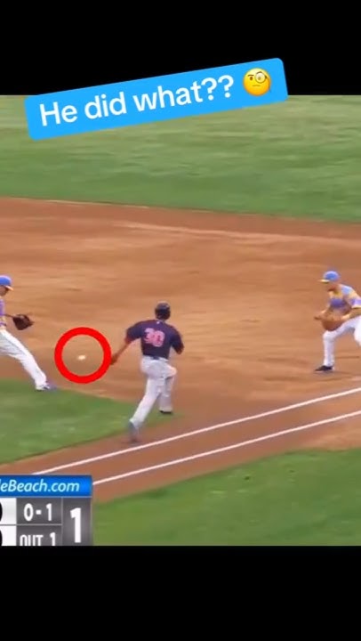 he kicked it #baseball - YouTube