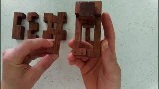 9 piece burr puzzle solution