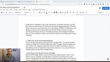 How to Create a Hyperlinked Outline in a Google Document