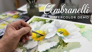 Iceland Poppy, Watercolor Demo