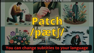 Patch meaning with 5 examples