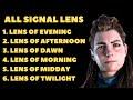 ALL SIGNAL LENS | SIGNALS OF THE SUN | HORIZON FORBIDDEN WEST