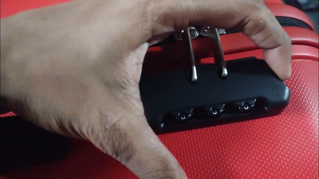 How To Unlock 🔓 Skybag Trolly Reset Lock And Unlock New Skybag