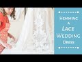 Hemming  A Lace Wedding Dress
