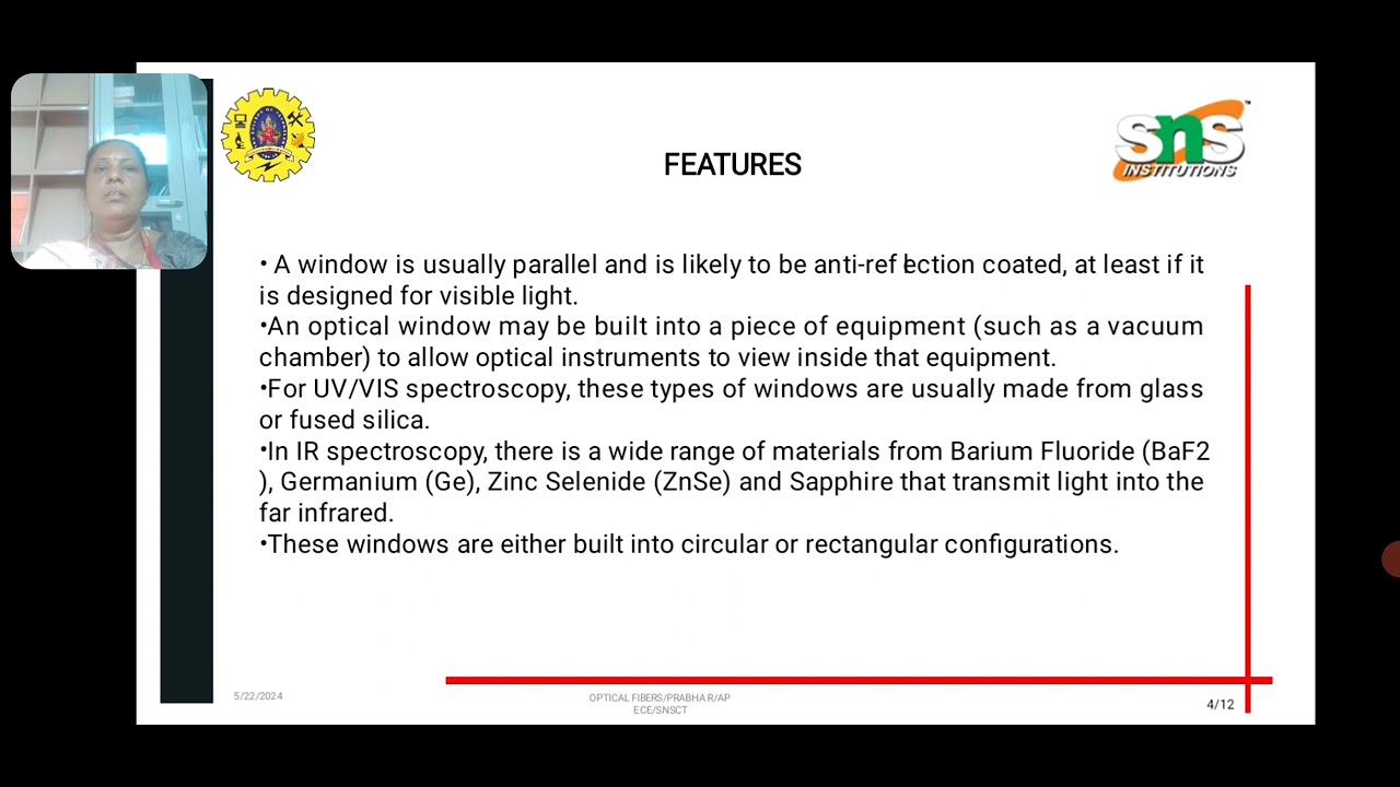 Optical Windows and Attenuation