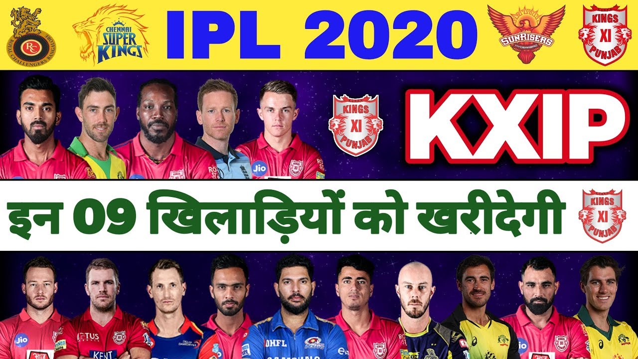 IPL 2020 - Kings XI Punjab (KXIP) Auction Strategy for IPL Auction