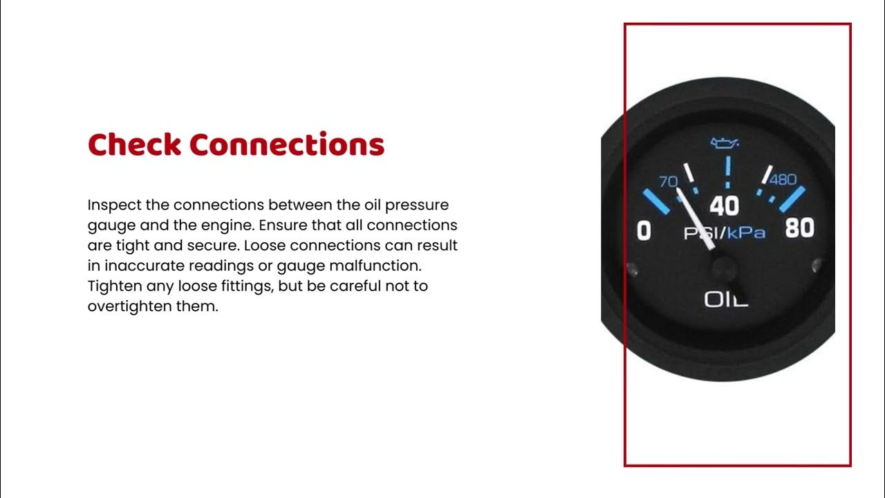 Tips For Maintaining and Caring For Your Oil Pressure Gauge - YouTube