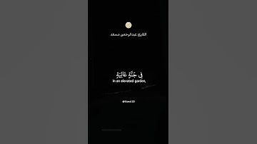 في جنه عاليه لا تسمع فيها || القارئ عبدالرحمن مسعد 🌿 #عبدالرحمن_مسعد #تلاوة_خاشعة #راحة_نفسية #تلاوة