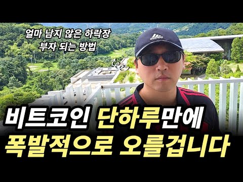   얼마 남지 않은 하락장 비트코인 단 하루만에 폭등 할겁니다 그하루를 위해서 투자하는 겁니다