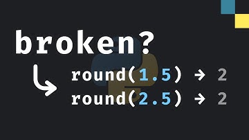 Is "round()" broken in Python?