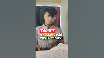 Target SSC CGL exam | Mock Test Copy #ssc #sscexam #exam