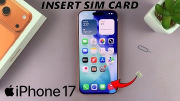 How To Insert SIM Card In iPhone 17 / 17 Pro