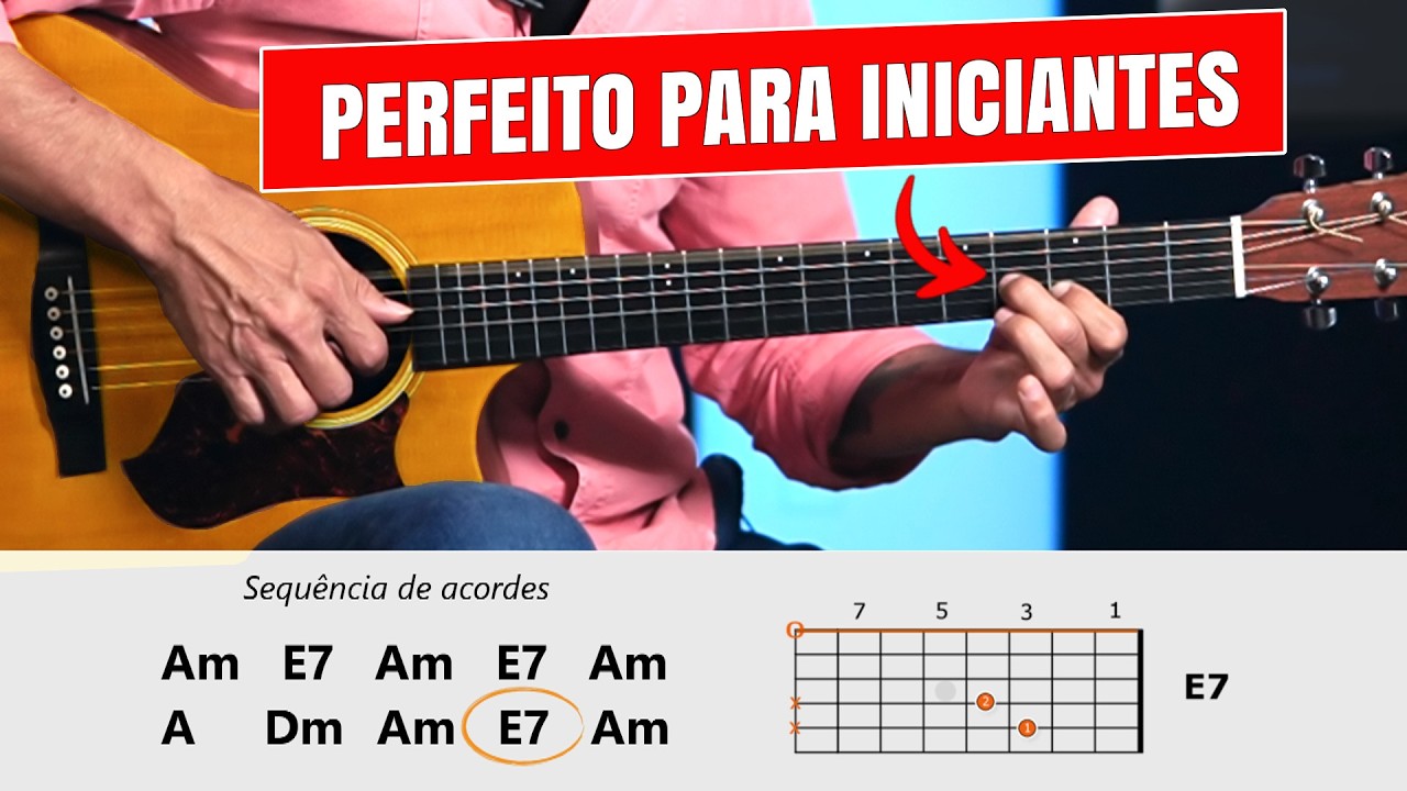 Musica Linda e Fácil de Tocar No Violão - Em Minutos - Prof. Sidimar Antunes