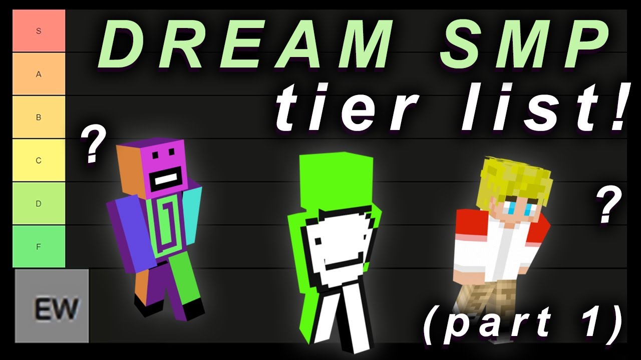 Ranking All Of The Dream Smp Minecraft Skins Tier List Part 2 Youtube