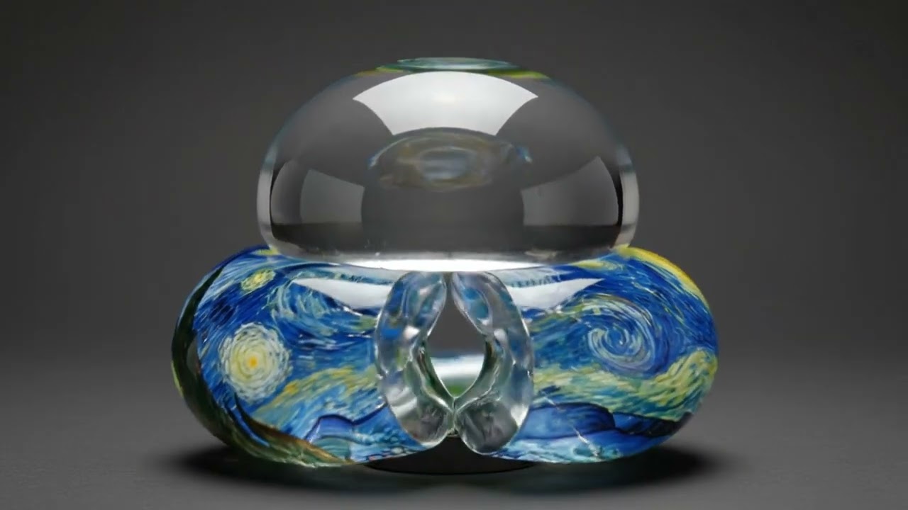 ASMR Touching Van Gogh’s Starry Night