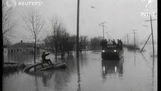 USA \/ WEATHER: Floods: Seattle suffers severe flooding (1946)
