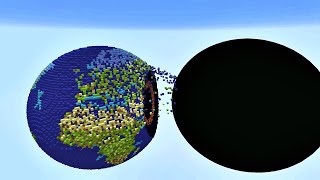 Black hole Eats Earth Minecraft