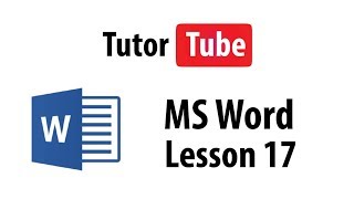 MS Word Tutorial - Lesson 17 - Line Spacing