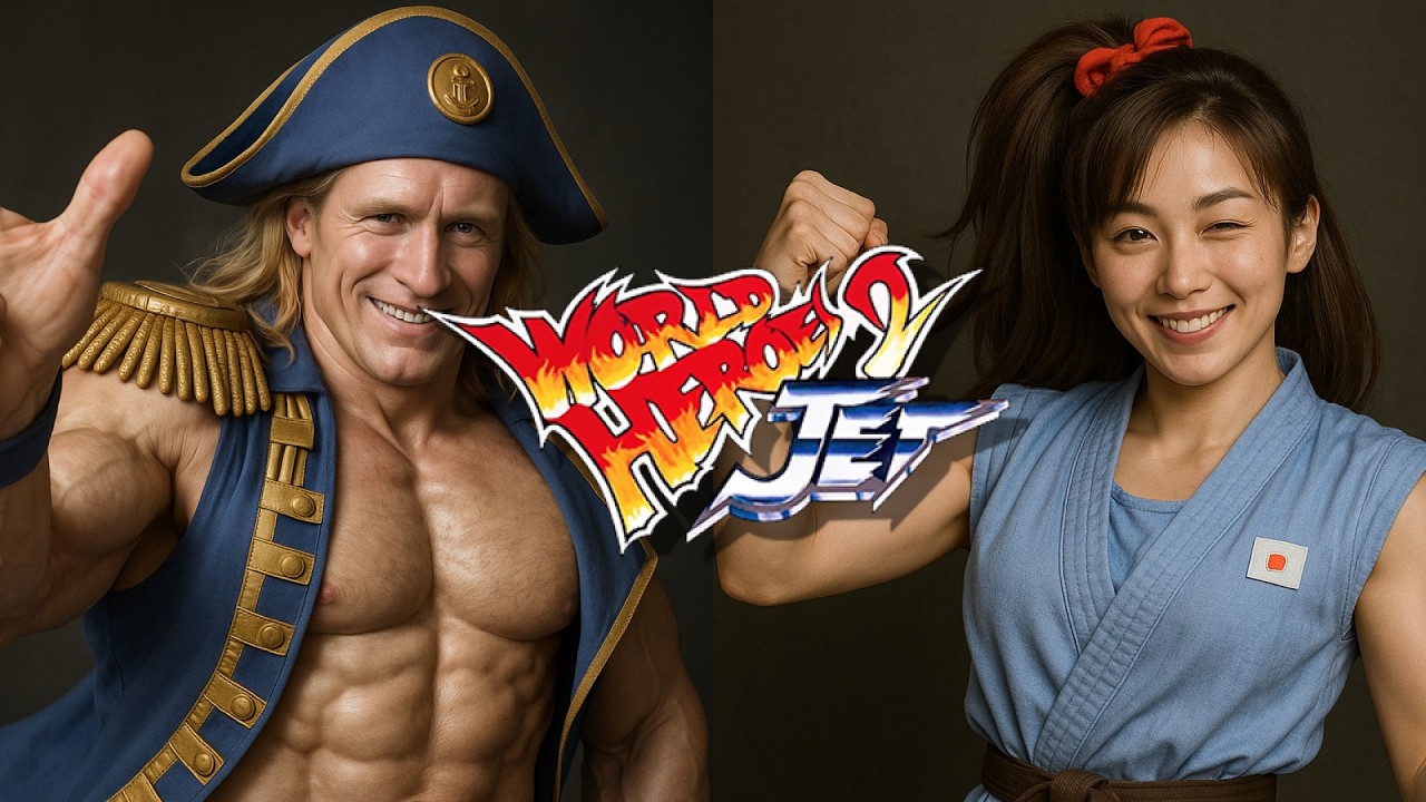 Todos los Luchadores de World Heroes 2 Jet en la Vida Real con IA (ChatGPT + WAN 2.1) 🎮🔥