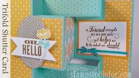 Trifold Shutter Card
